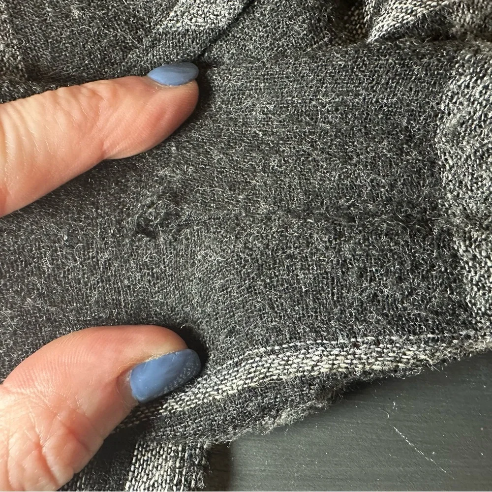 Burberry Brit Grey Nova Check Tie-Neck Dress - Picture 13 of 15
